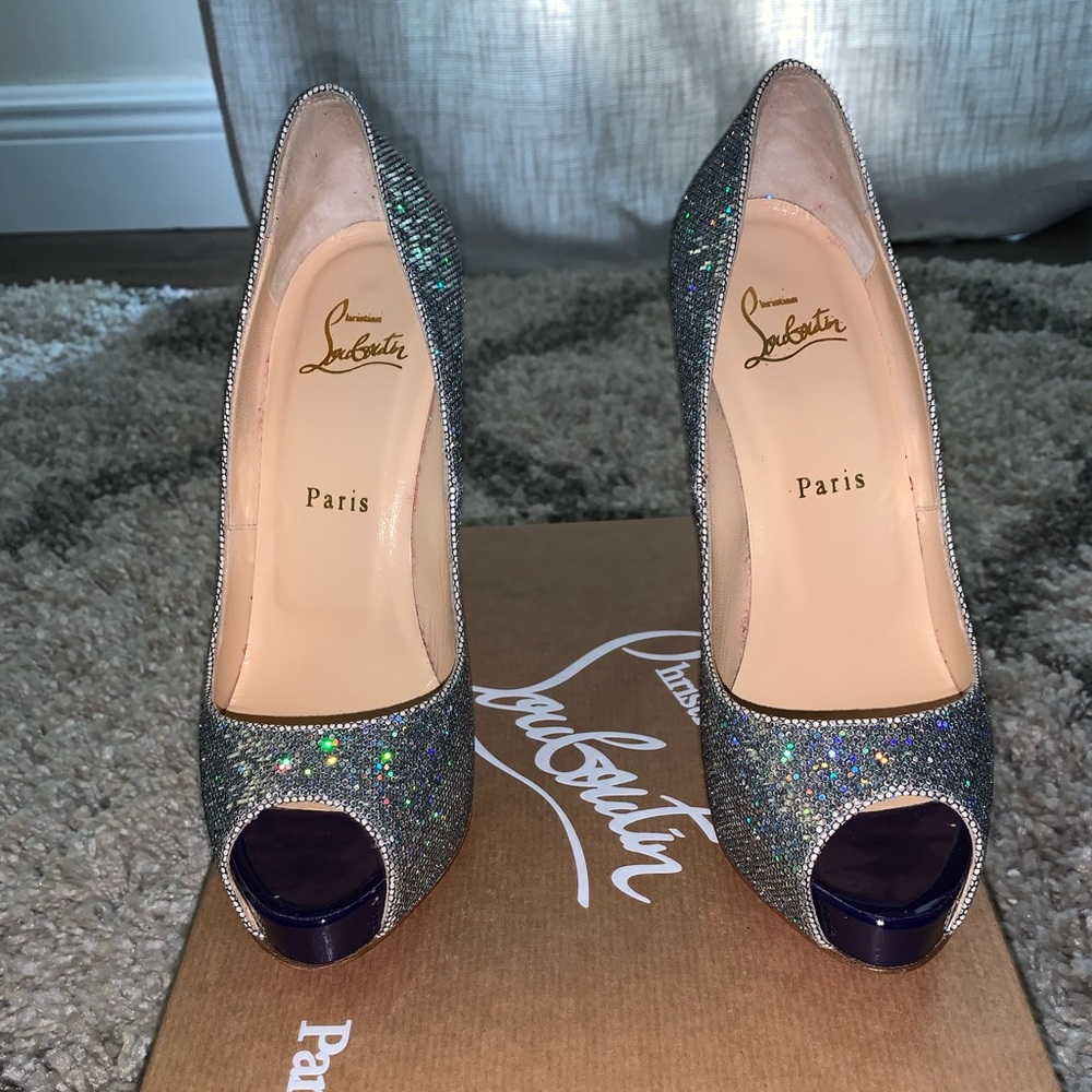 Christian Louboutin Very Prive 120 Glitter